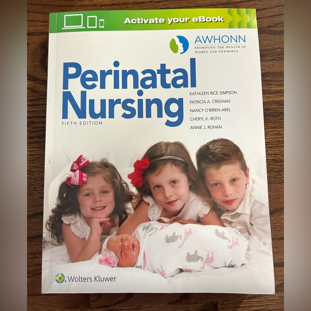 Perinatal Nursing Fifth Edition Book